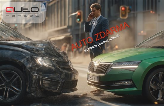 Mali ste dopravnú nehodu? Prenajmite si u nás auto zdarma